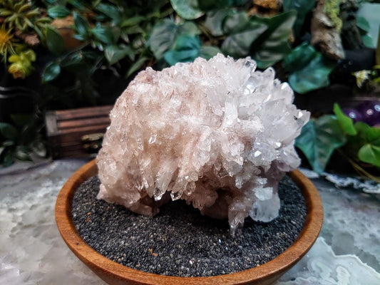 Awesome Colombian Pink Quartz Cluster / 954g / Lithium / for Crystal Healing / Home and Altar Decor / Cabinet Size