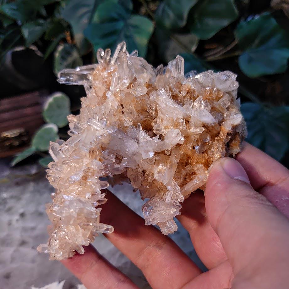 Beautiful Colombian Clear Quartz/Citrine Cluster / 162g / Magical Dragon Slaying Powers / Meditation / Home & Altar Decor / Small Cabinet