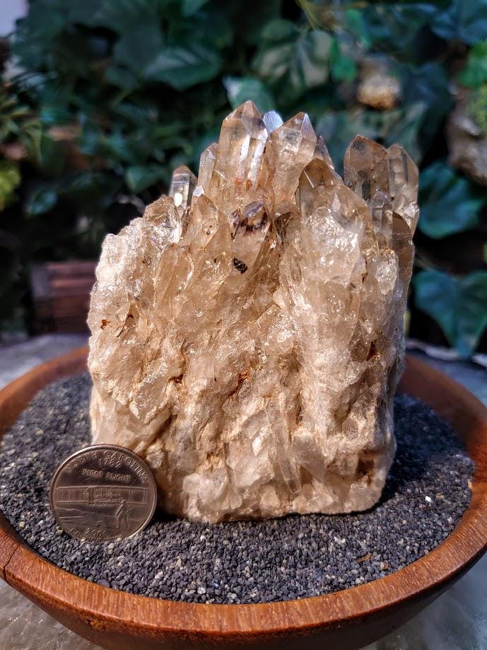 Natural Kundalini Congo Citrine Cluster for Altar and Home Decor / 494g / Energy Work / Crystal Healing / Reiki