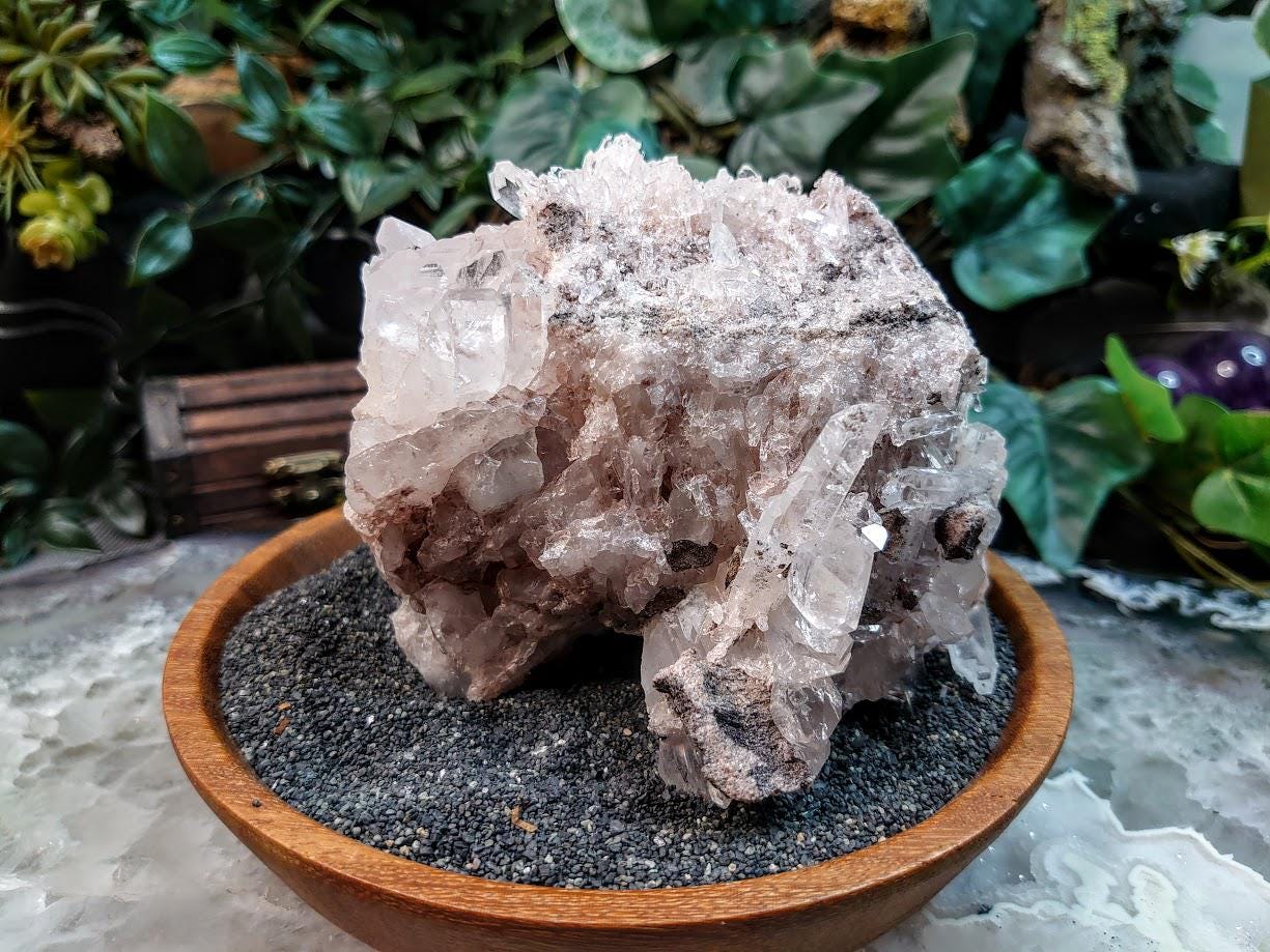 Awesome Colombian Pink Quartz Cluster / 954g / Lithium / for Crystal Healing / Home and Altar Decor / Cabinet Size