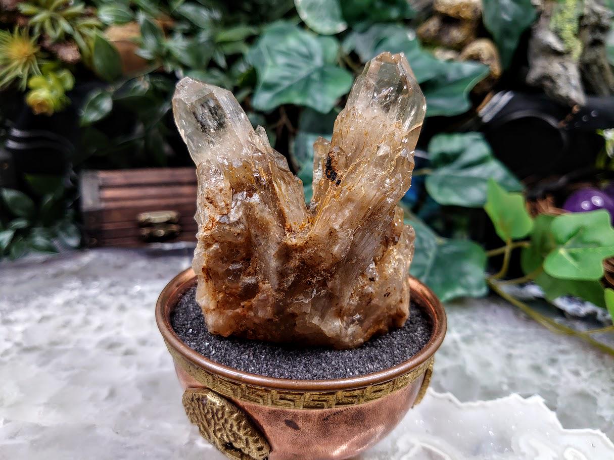 Natural Kundalini Congo Citrine Cluster for Altar and Home Decor / 170g / Energy Work / Crystal Healing / Reiki