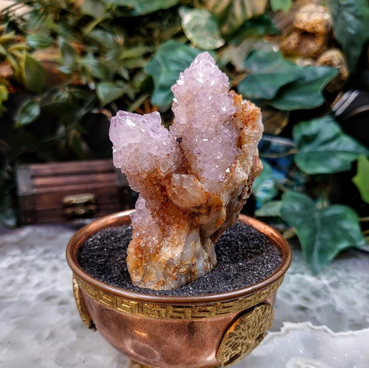 Spirit Quartz Cluster from South Africa / 124g / Cactus Quartz / Spirit Amethyst for Crystal Healing / Meditation/ Reiki / Gifting