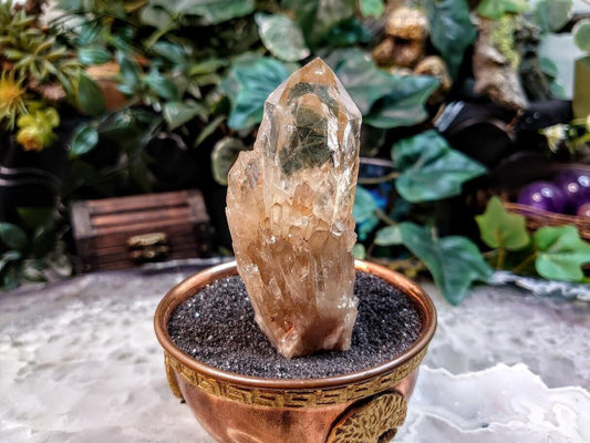 3.75" Natural Kundalini Congo Citrine Cluster with Inner Child for Altar and Home Decor / 116g / Energy Work / Crystal Healing / Reiki