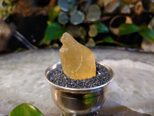 18.15g Libyan Gold Tektite/ Libyan Desert Glass Gemstone From the Great Sand Sea, Egypt