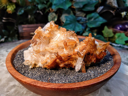 Beautiful Halloysite Quartz Cluster from Colombia / Natural / 126g / Mango Quartz / Collection / Small Cabinet Specimen