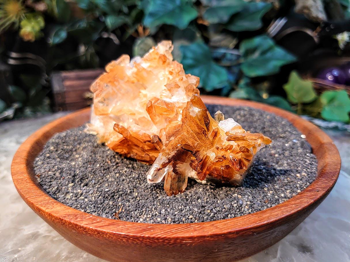 Beautiful Halloysite Quartz Cluster from Colombia / Natural / 126g / Mango Quartz / Collection / Small Cabinet Specimen