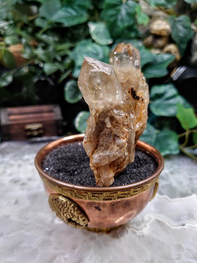 Natural Kundalini Congo Citrine Cluster for Altar and Home Decor / 170g / Energy Work / Crystal Healing / Reiki